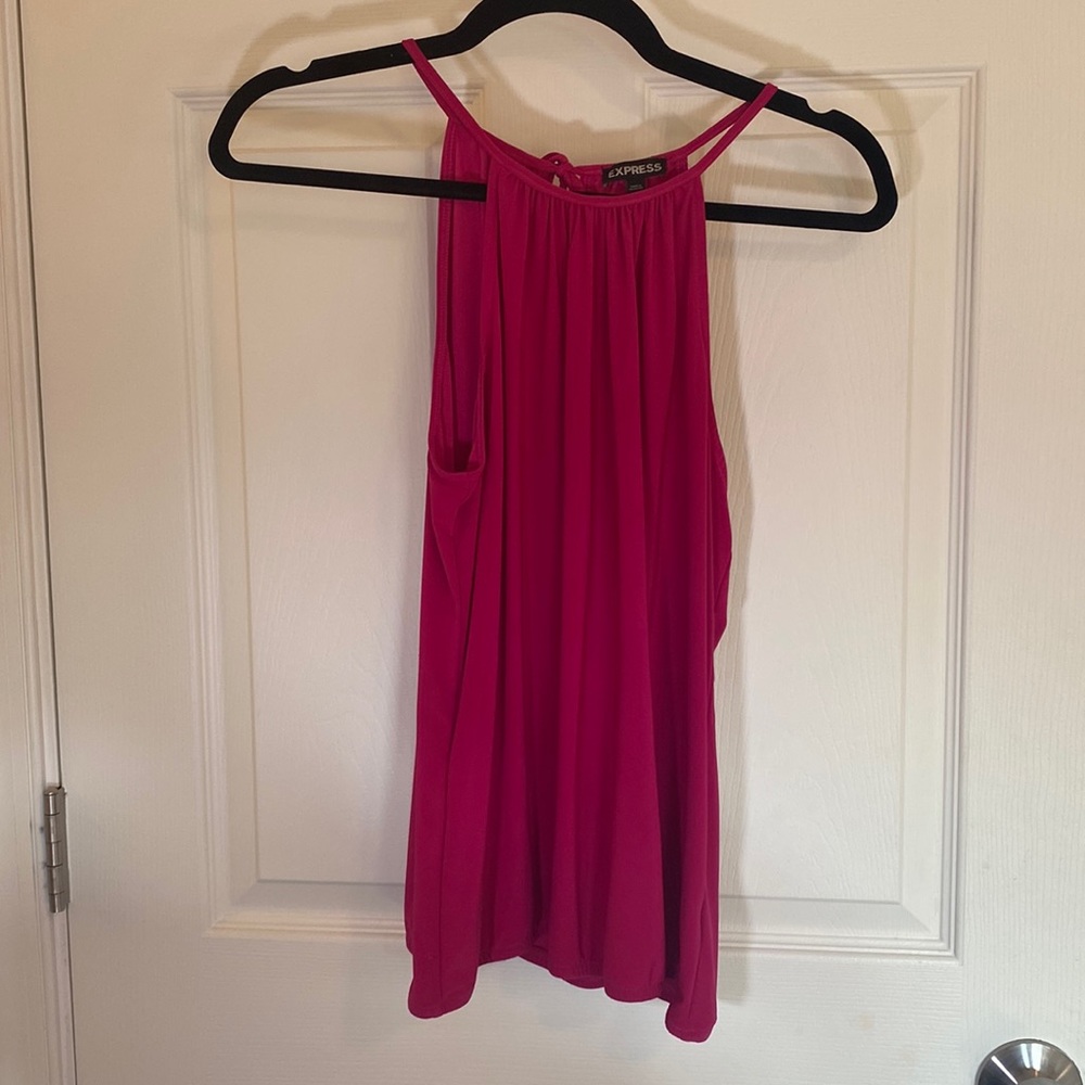 Express hot pink tank top, size S